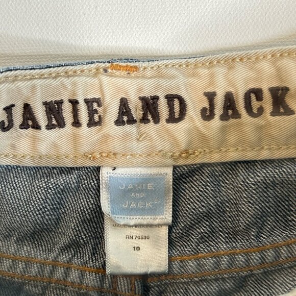 Janie and Jack Boys Size 10 Classic Denim Jeans Back to School, Preppy - Picture 5 of 12